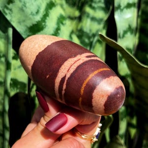Shiva Lingam Egg - for increased vitality & pranic energy - balancing masculine and feminine - Shiva Lingam crystal