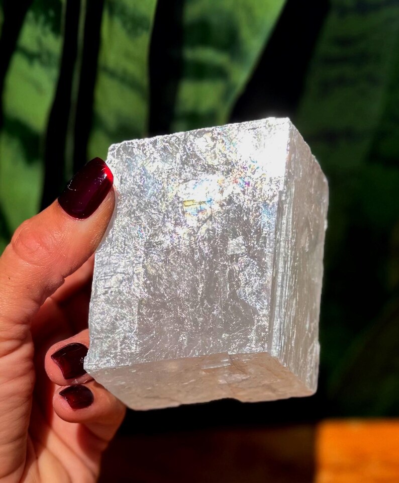 Large Optical Calcite Cube - for Cleansing & Amplifying Energy - Viking ...