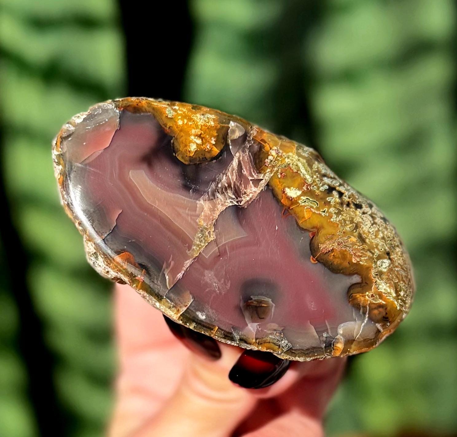 勾玉 (Timor Agate) Timor Agate Crystal From Indonesia - Rare Agate Crystal - Etsy