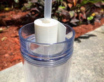 Toilet Paper Straw Topper - TP Straw Topper - Tumbler Accessories - Toilet Paper - Straw Topper