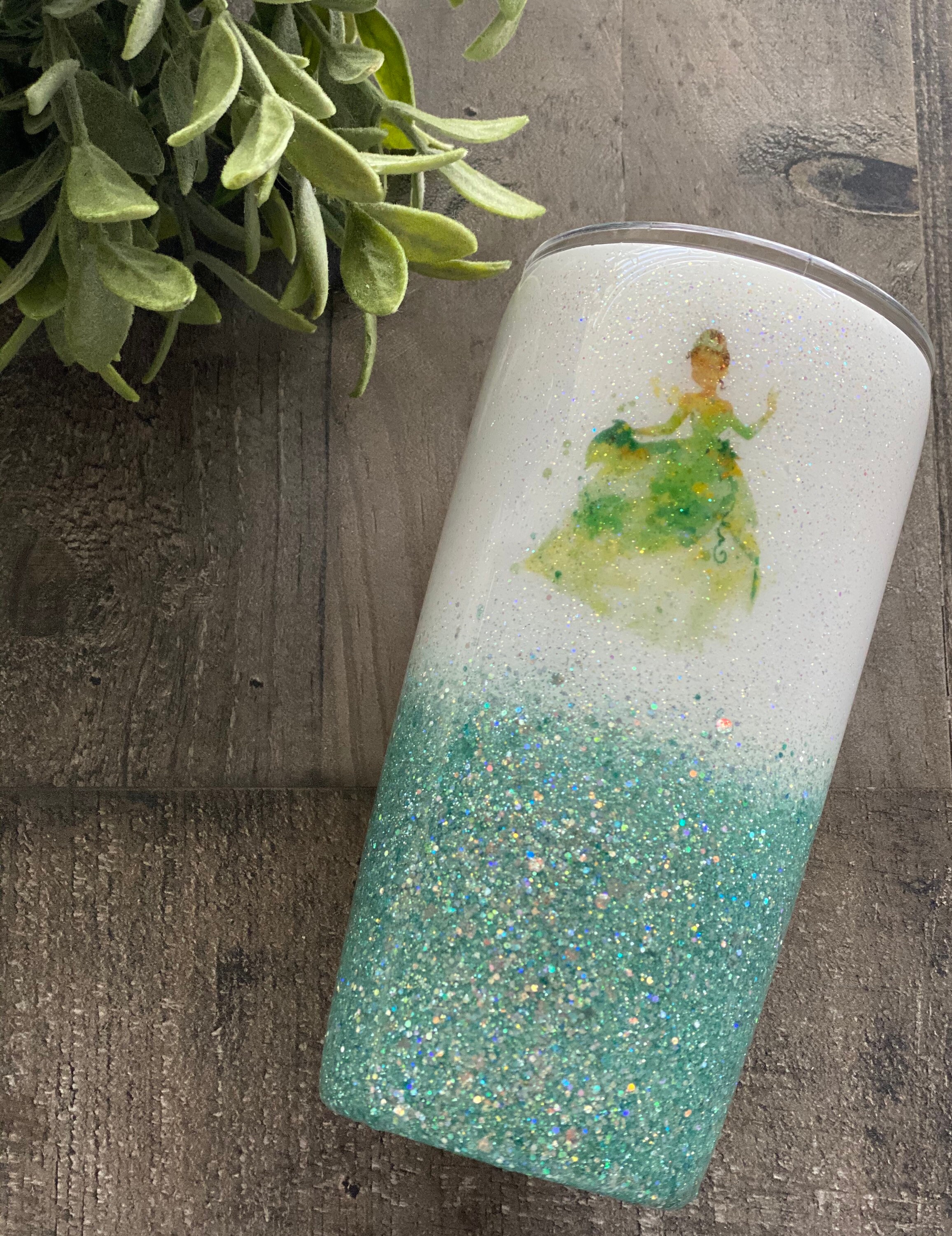 Disney Princess Glitter Tumbler Princess Glitter Tumbler | Etsy
