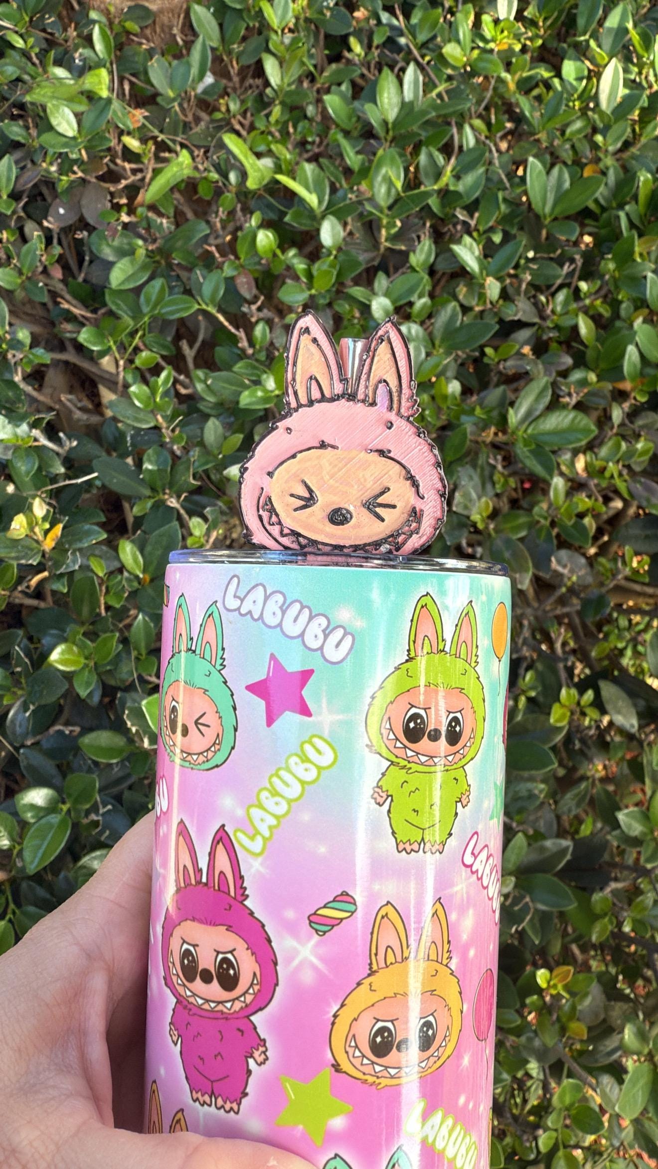 Kasing Lung Labubu Tumbler White ラブブ Kasing Lung - Angel Zimomo ( White ,Labubu, The Monsters