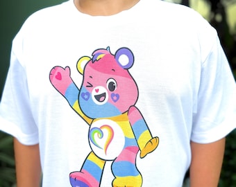 CareBear Shirt - CareBear Tee - Togetherness Bear Shirt - Nostalgic Shirts - 80's Custom Shirt