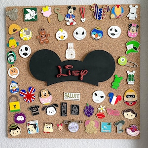 Disney Pin Collector Board - Disney Pins - Cork Board - Cork Pin Collecting Board - Pin Trading Board - Pin Trading - Disney Cork Pin Board