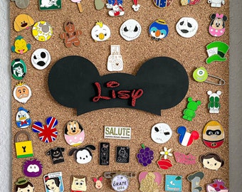 Disney Pin Collector Board - Disney Pins - Cork Board - Cork Pin Collecting Board - Pin Trading Board - Pin Trading - Disney Cork Pin Board