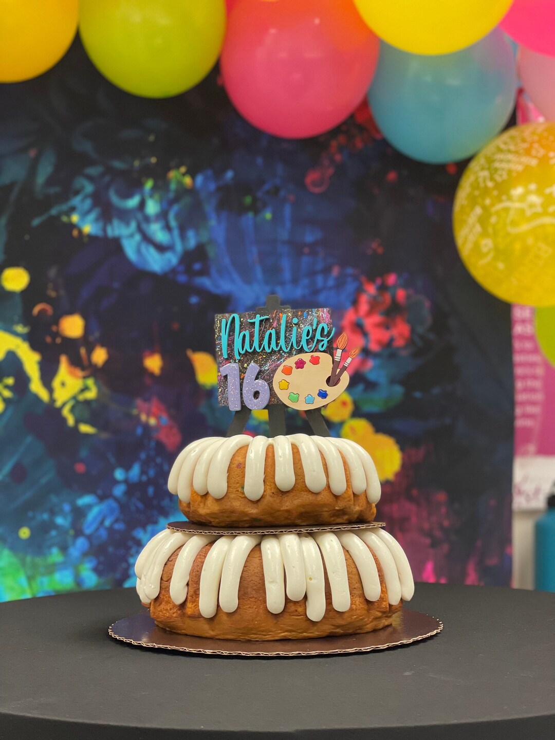 Art Cake Topper Art Party Cake Topper Cake Topper Art Etsy