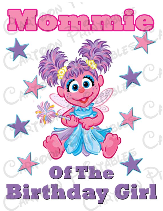 Abby Cadabby Mommie Of The Birthday Girl Image Use As Etsy