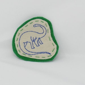 Embroidered Dinosaur Patch