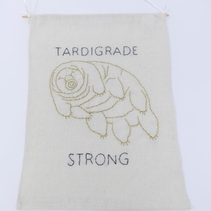 Embroidered Tardigrade Strong Banner