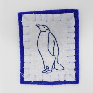 Embroidered Penguin Patch