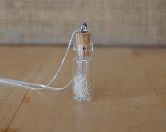 Vial of Rib Bones Pendant Necklace