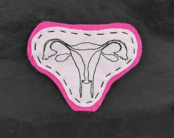 Embroidered Uterus Patch