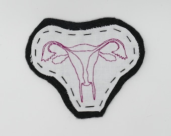 Embroidered Uterus Patch