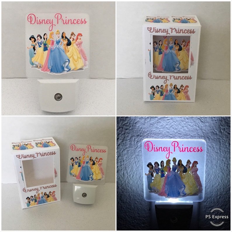 Tiana Night Light LED Night Light Nursery Light Disney Etsy
