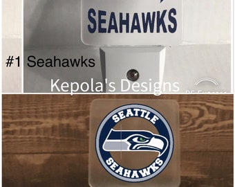 LED Night Light, Night Light, Personalized Night Light, Sports Night Light, Seattle Seahawks, Seahawks Night Light