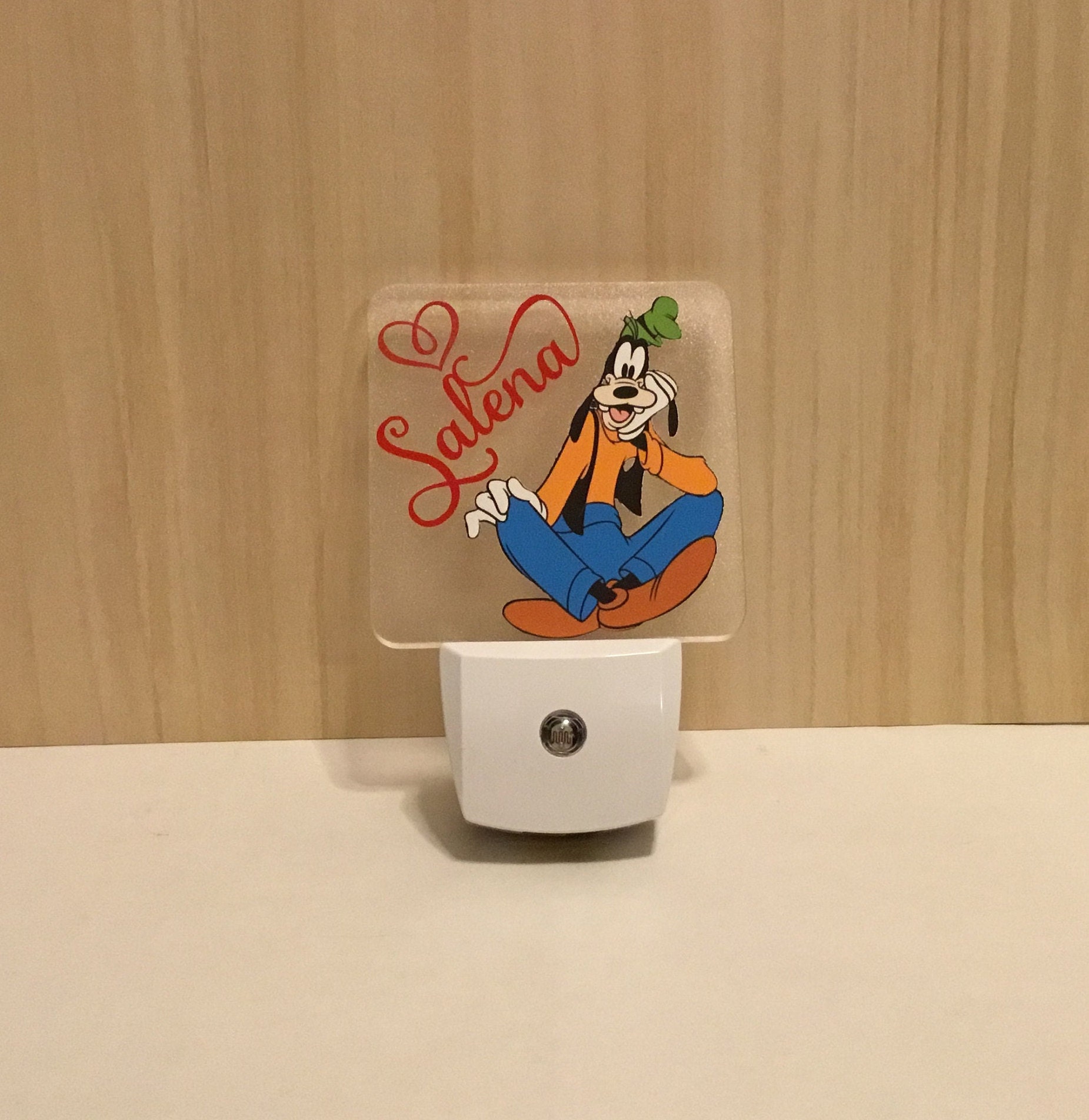 Goofy Night Light Disney Night Light Disney Personalized Etsy