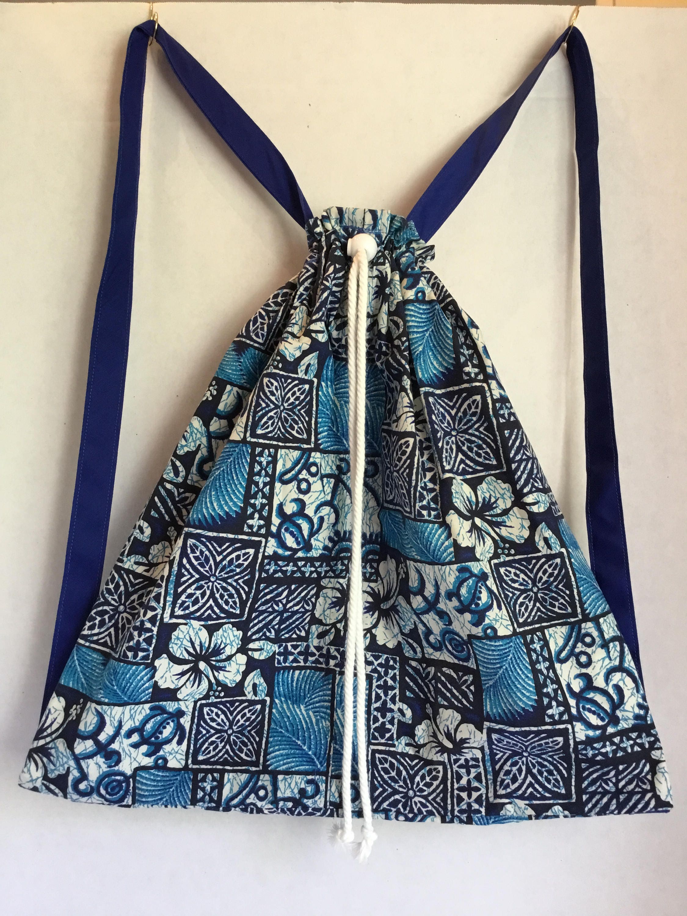 hawaiian flower backpack