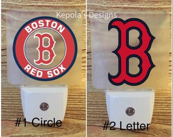 Boston Red Sox Night Light, LED Night Light, Sports Night Light,