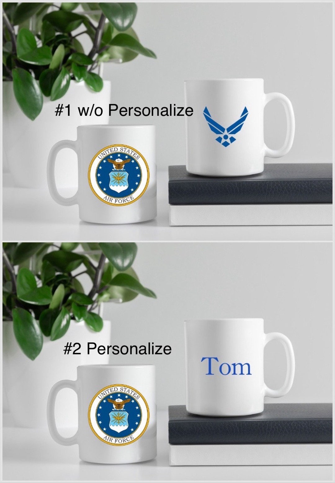 Military Mug, US Air Force Mug, Air Force Mug, Personalize Coffee Mug ...