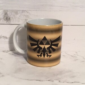 Triforce Mug, Triforce Coffee Mug, Personalized Mug, Custom Mug,