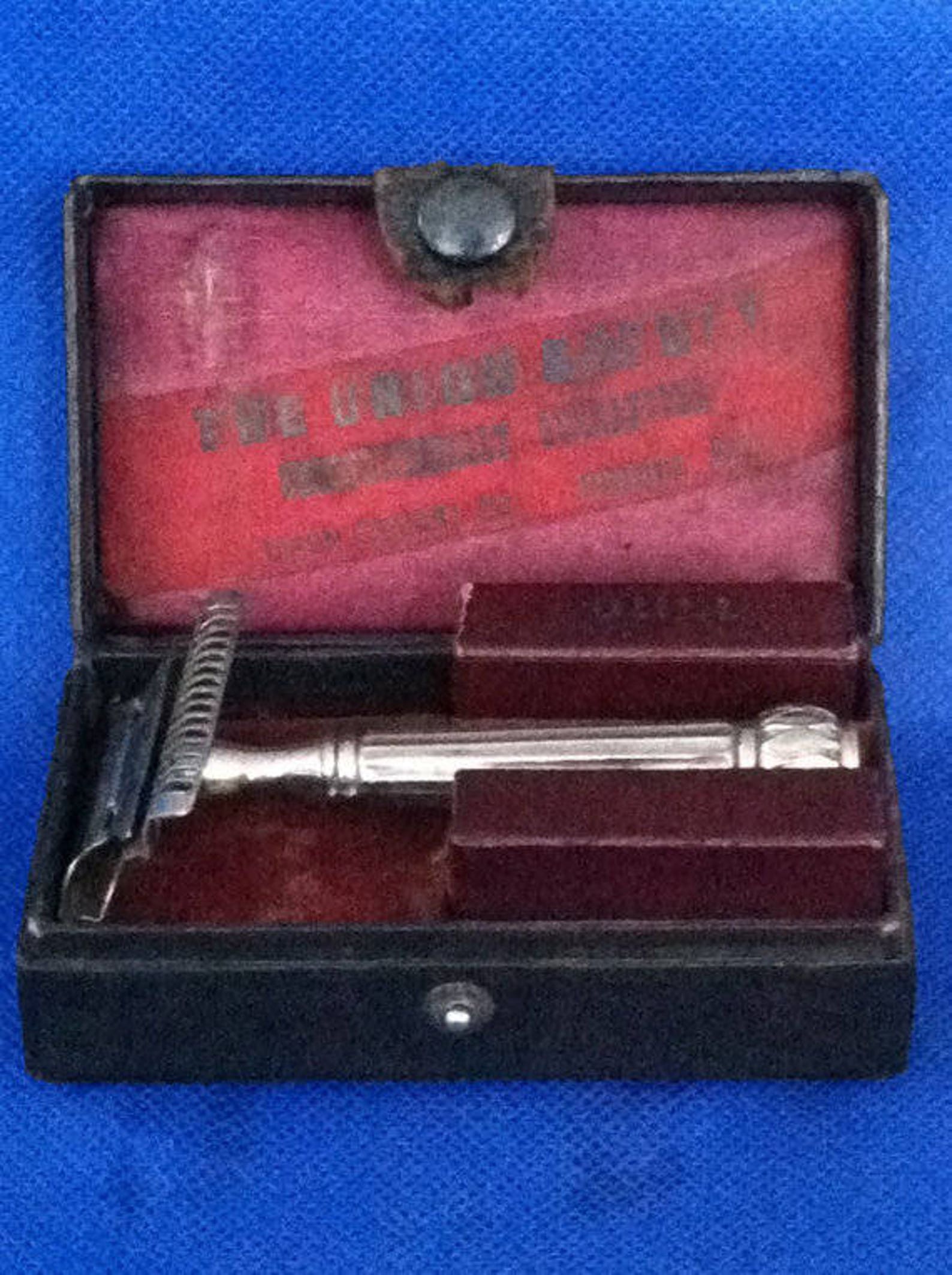 Antique Union Razor/tidioute Safety Razor...single Edge Etsy