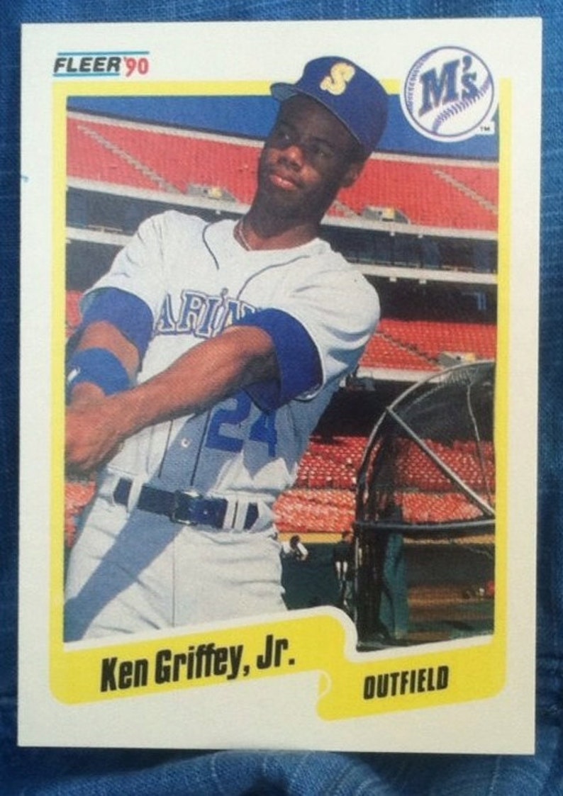 1990 Fleer KEN GRIFFEY Jr 2nd Year Card 513 NOS Etsy