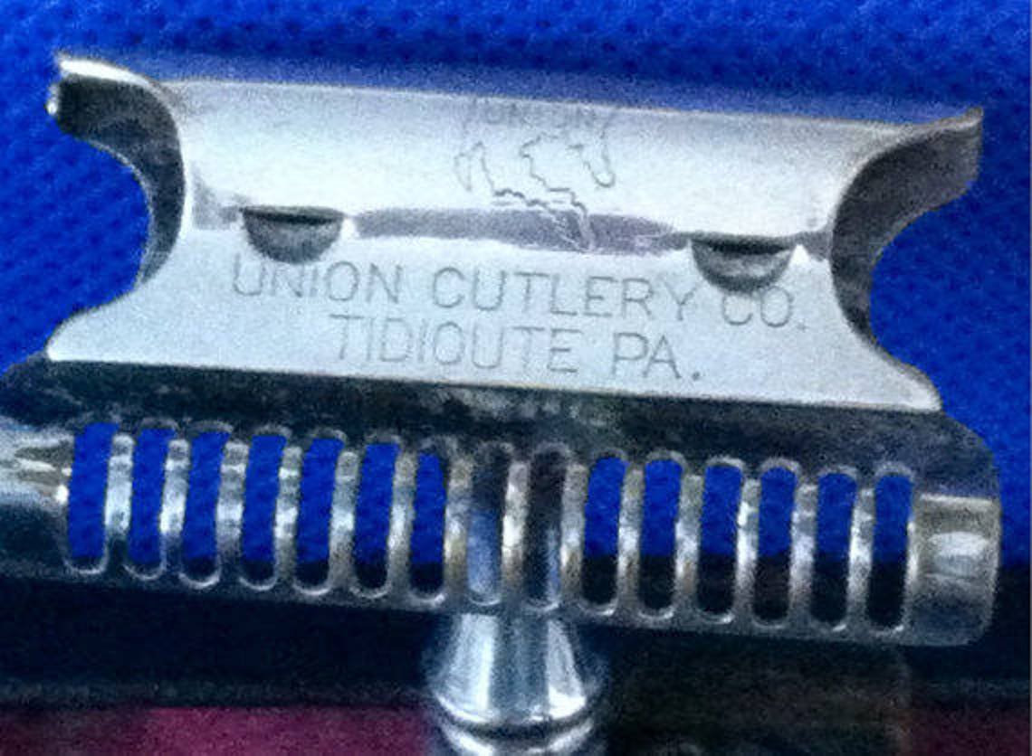 Antique Union Razor/tidioute Safety Razor...single Edge Etsy