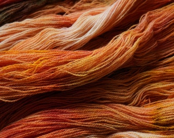 Plant-dyed Yarn Mystery Box Full of Multicolor Speckled Wool Skeins