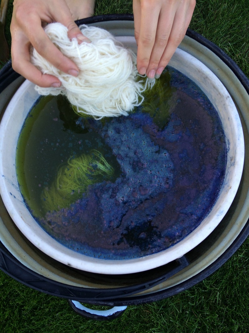 Blue Indigo pigment for natural dyeing, Indigofera Tinctoria powder for plant dyeing, 10 200 g imagem 8