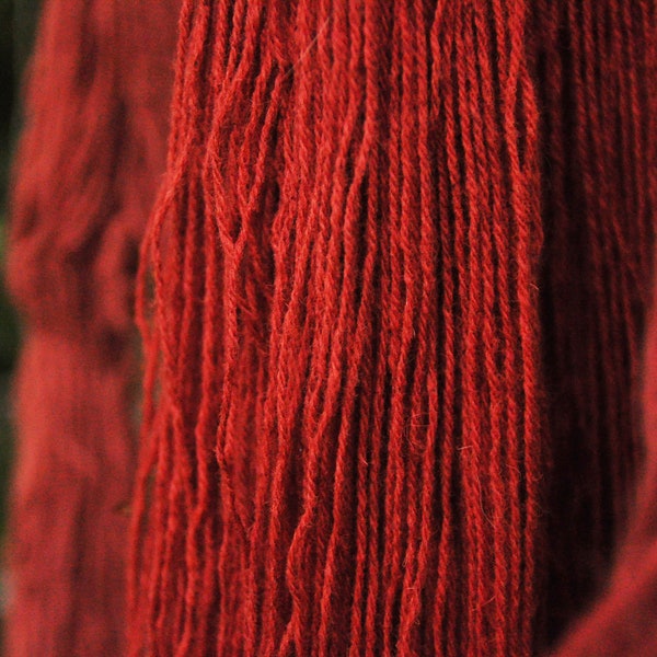 Red Purple And Pink Yarn Surprise Mystery Box Full Of Plant Dyed Mini Skeins, Natural Handdyed Wool, Linen, Cotton