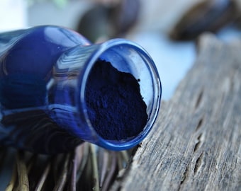 Blauw Indigo-pigment voor natuurlijk verven, Indigofera Tinctoria-poeder voor plantenverven, 10 - 200 g