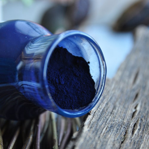 Blue Indigo Pigment for Natural Dyeing Indigofera Tinctoria - Etsy ...