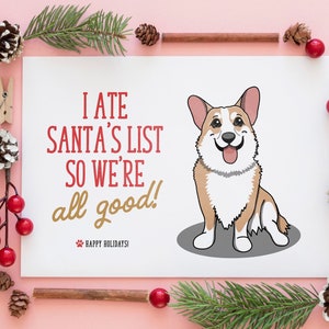 Pet Portrait Holiday Card, Christmas Card, Pet Illustration, Dog Portrait, Cat Portrait, Custom Pet Holiday Card, DIGITAL FILE ONLY