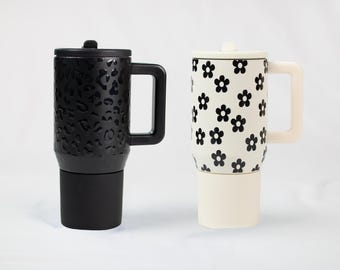 Personalized Engraved 20 oz Leak Proof Mug, Tumbler, Insulated, gift, straw, travel