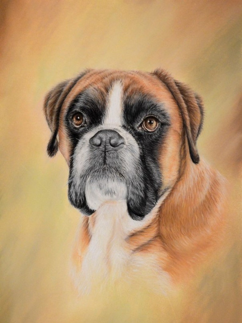 Pastel Custom Dog Portrait