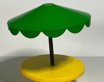 Vintage Little People Umbrella Patio Table
