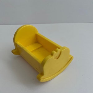 Vintage Fisher Prijs Little People Nursery Cradle
