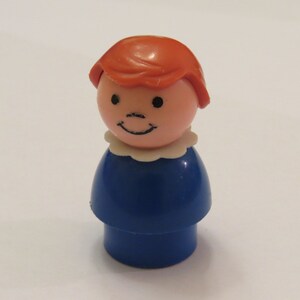 Vintage Fisher Price Little People Girl Blue Body