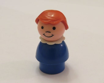 Vintage Fisher Price Little People Girl Blue Body