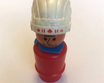 Vintage Fisher Price Little People Indian Chief