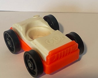 Vintage Fisher Price Little People White Car