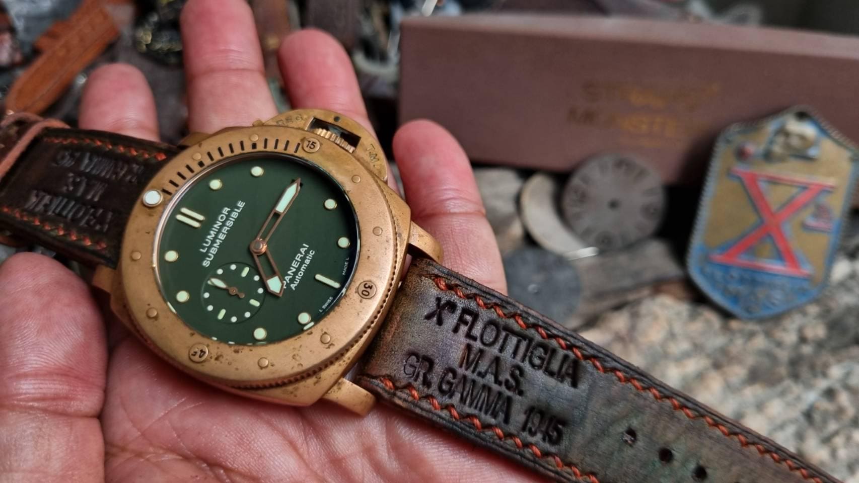 San Martin Steeldive Panerai Homage Flottiglia Mas San Martin