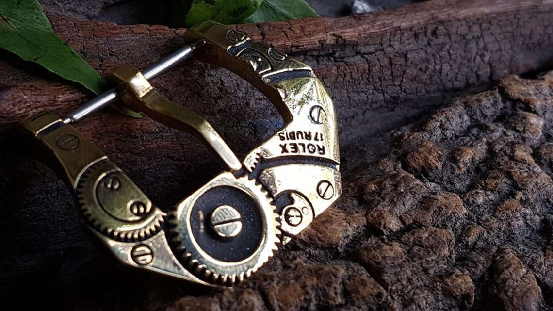 100 Handmade RL Cal 618 Vintage Movement BRASS Buckle for