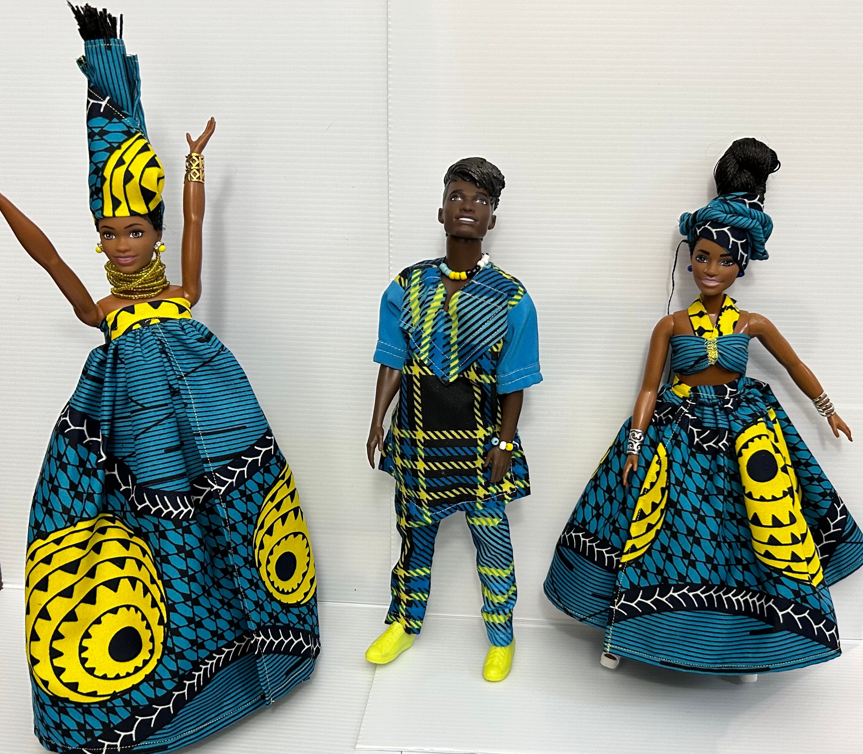 African American Fashionistas Barbies / Ken Dolls - Authentic African