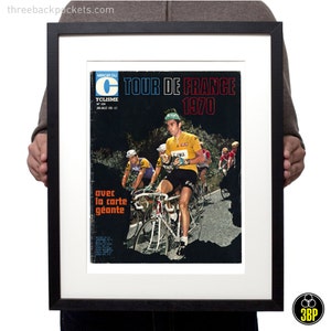 Tour de France 1970 Eddy Merckx magazine cover print