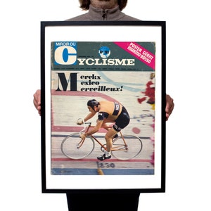 Duża okładka magazynu Hour Record Eddy Merckx 1972