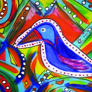 Carte postale oiseau du Sud