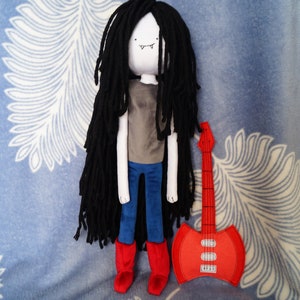 Marceline with luxurious hair 17 ″ Plush Doll handmade Fabric doll Monster toys SCP plushie