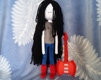 Marceline with luxurious hair 17 ″ Plush Doll handmade Fabric doll Monster toys SCP plushie