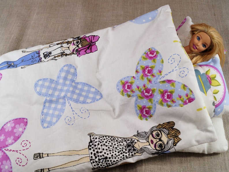 Unicorn Doll Bedding Doll Bedding 12 in Doll Bedding Mattress 12 Doll Bedding Barbie Doll Bedding 12 inch Doll Bedding